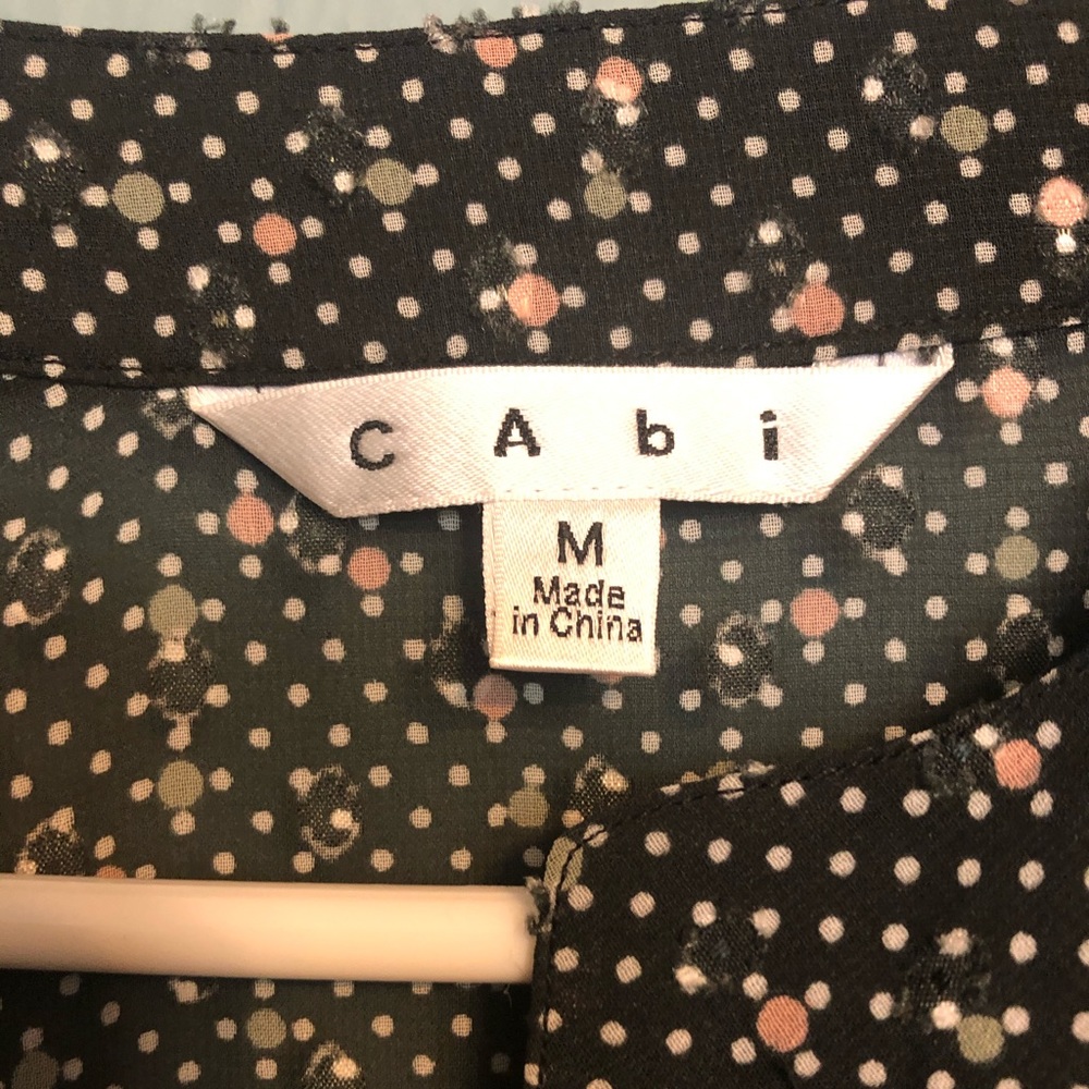 High low black blouse